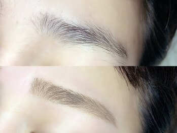 フルーリル(Fleurire)の写真/【お顔の第一印象は眉毛で決まる!】幅広い年齢層の方に人気の眉毛スタイリング♪セルフケアから解放☆