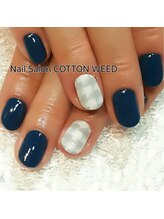 ネイルサロン コットンウィード(Nail Salon COTTON WEED)/千鳥格子
