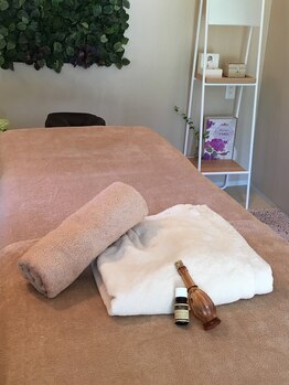 サロン ド ボーテ マール(salon de beaute MARL)/清潔な今治タオルに包まれて