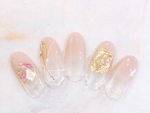 プルトワ(pourtoi)/カラグラ金箔ネイル☆