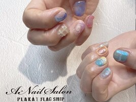 21/4/10　ちぐはぐnail