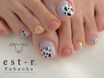 エストアール 博多口店(est-r.)/#アニマル柄ネイル