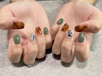 ココネイル(Koco Nail)/べっ甲ネイル
