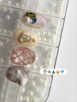 スキャット(SCAT)/【kaede120】冬ネイル　韓国