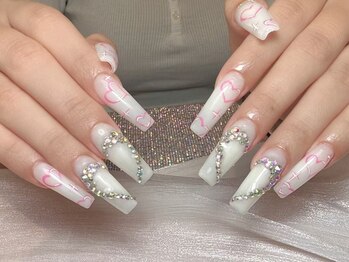 ラネイルパンダ 鶴見(La nail Panda)の写真/【スカルプネイル好きの方必見】モチが良く、ストレスフリーなネイルライフを。思わず見惚れる指先を演出♪