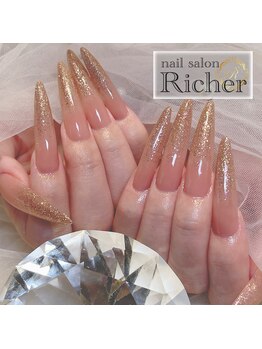 キラキララメグラデーション