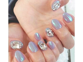 爪ソウシャイン(爪 SO SHINE)/オーロラ★ビジュー