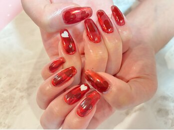 キャッツアイ東京 新宿店(Cat's eye TOKYO)/バレンタインネイル