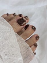 ネイル 本町(nail Twee salon)/NEWブラウンラメカラー