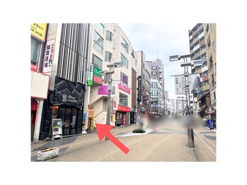 骨盤先生のカラダメンテ 八王子店/道案内★窓の看板が見えたらOK