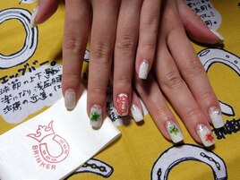 押し花フレンチとロゴマーク