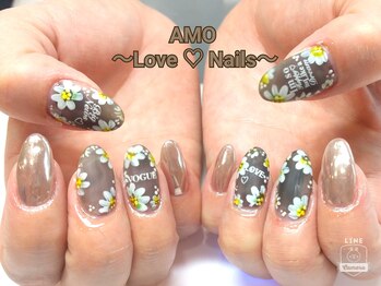 アモ ラブネイルズ(AMO Love nails)/FLOWERガーデン