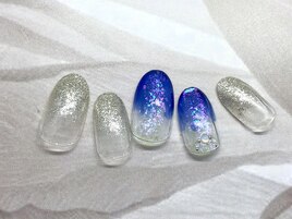 3月定額グリッターデザイン