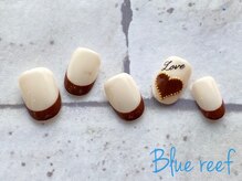 ネイルアンドまつげエクステ ブルーリーフ 四谷三丁目店(Blue Reef)/バレンタインネイル