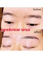 リシェルアイラッシュ 関内店(Richelle eyelash) 似合わせアイブロウwax のビフォーアフターです☆