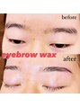 リシェルアイラッシュ 関内店(Richelle eyelash) 似合わせアイブロウwax のビフォーアフターです☆