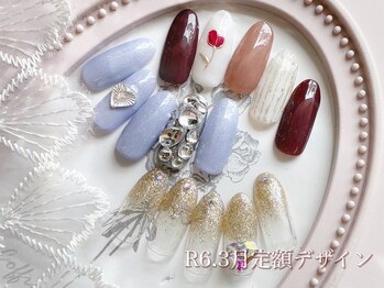 ネイルサロン キュラソー(Curacao)/R6.3月定額デザイン