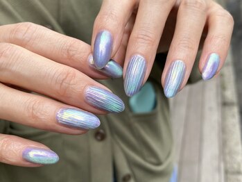 ネイルアルケー(Nail ARCHE)/マーメイド×バカラネイル