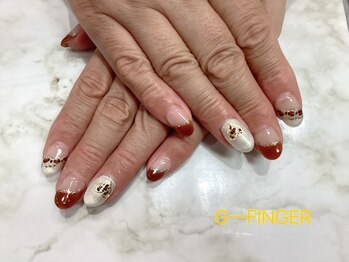 レオパード柄ネイル