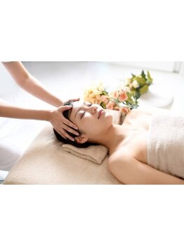 ヘッドスパで癒されたい