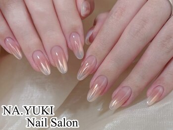 ナユキ 北千住店(NA.YUKI)/ピンクチークオーロラネイル