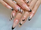 韓国風ガーリーネイル／持ち込み