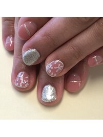 キュートなフラワーアート