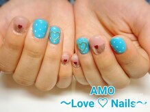 アモ ラブネイルズ(AMO Love nails)/summerドット