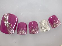 ネイルサロンアンドスクール ブロッサ(BLOSSA)/フット定額¥8800