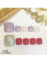 ネイルズアジュール 新潟亀田店(Nails Azur)/フット☆定額デザインAコース