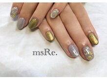 ミスリ(msRe.)/押し花ネイル