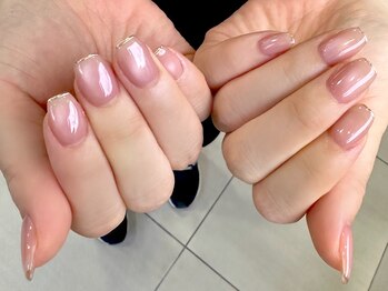 ネイルマジック 仙台一番町店(NAIL MAJIC)/マグネットシンプルネイル