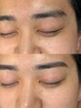 ミレボ(ME.REBO)&nbsp;目元をハッキリとした印象にする、男らしいストレート眉＊