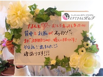 えすてさろん ケイアンドエフ(k&f)/Ｋ＆Ｆで楽しくダイエット痩身♪