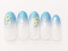プルミエ ネイル(Premier Nail)/NEW!ハンド☆ラメグラにシール