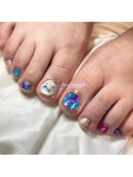 ネイルサロン R/フット贅沢デザインコース