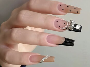 モルフォネイル(Morpho nail)/#ワンホンネイル #キラネイル