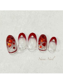 ナナネイル(Nana.Nail)/バレンタインネイル