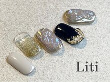 リティ(Liti)/No.33 Art(A) 凹凸ネイル