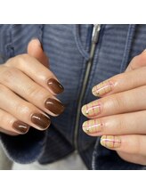 ラグゼ 高林店(Luxxe)/チェックネイル