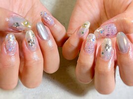 平成ギャルちっくなラメアート