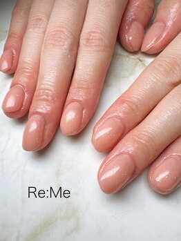 リミー 札幌店(Re:Me)の写真/細部のフォルムまでこだわった上品なデザインが得意☆オフィスネイルにもおすすめ♪