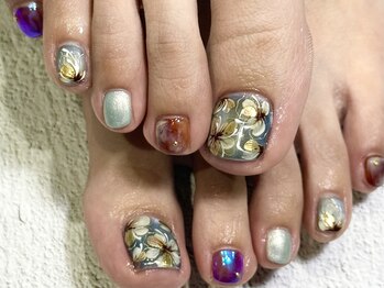 スタイルージュ(Style Rouge)の写真/あなただけの特別なデザインをつくる。繊細なアートネイルが得意なサロン。