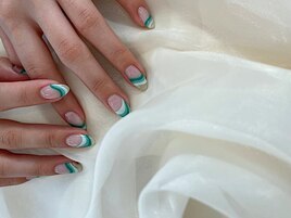 グリーンデザインネイル