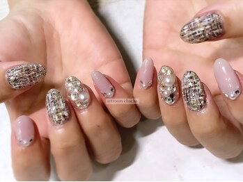 アートルーム チャチャ(artroom chacha)/ツイード＆ストーン埋めつくし☆