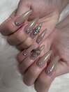 クロムネイル/シンプルベージュ