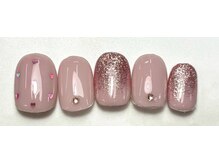 ボタネイル 近鉄八尾駅前店(BOTA NAIL)の雰囲気（4０種類より選べるトレンドネイル(ハートホロ)◆毎回オフ込¥5000）