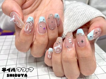 ネイルマフィア 渋谷(NAIL MAFIA)の写真/【痛ネイルの施術も可能】お客様の理想を創り上げる驚きの再現率！※痛ネイルのご予約はLINE@のみ