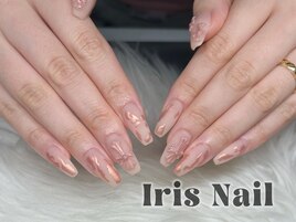 SNS素敵ミラーニュアンスネイル