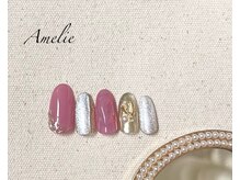 アメリ(Amelie)/ワンカラー/ピンク/ミラー